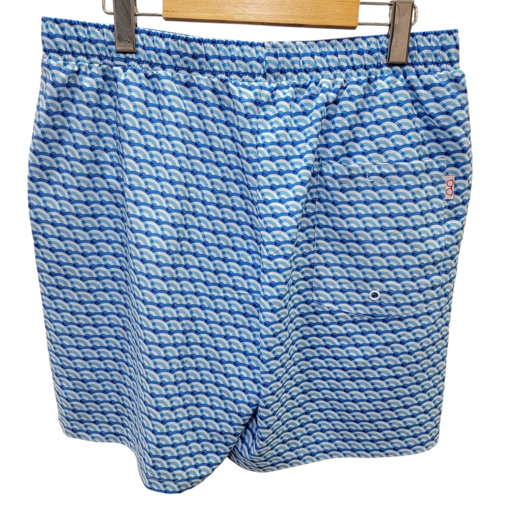 Mosmann Australia Swim Shorts Blue Summer Beach Fitted Lined Quick-Dry Men’s XL - Picture 5 of 17